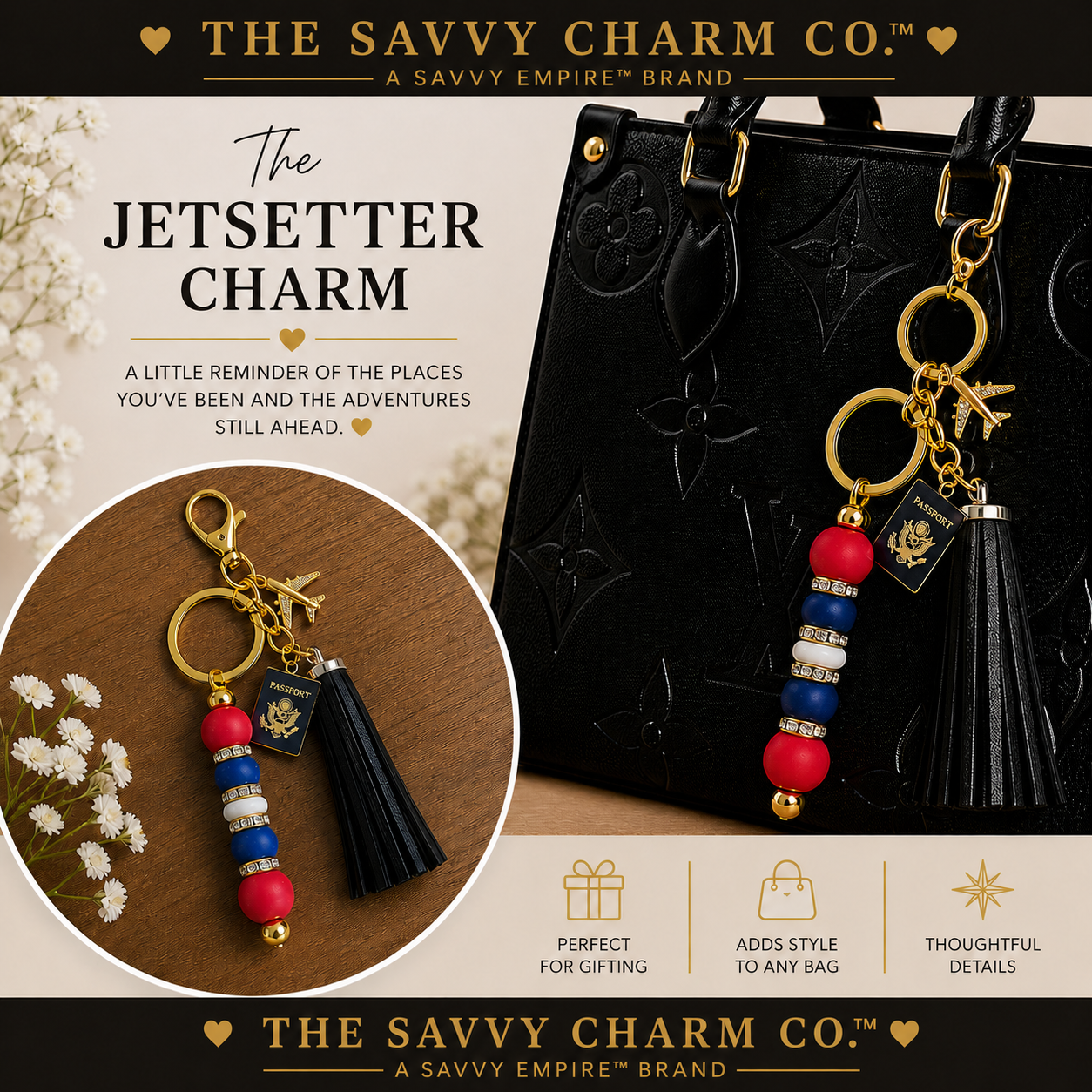 The Jetsetter Charm