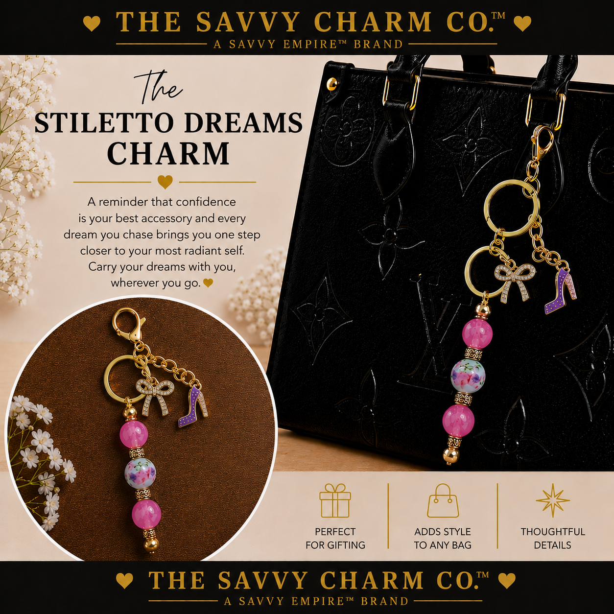 The Stiletto Dreams Charm