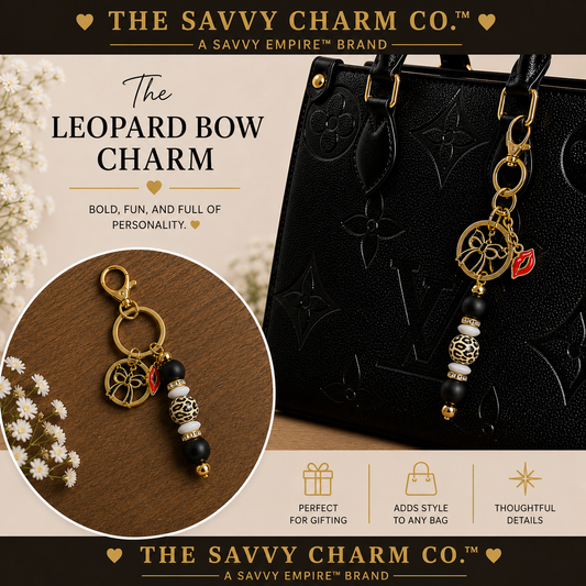 The Leopard Bow Charm