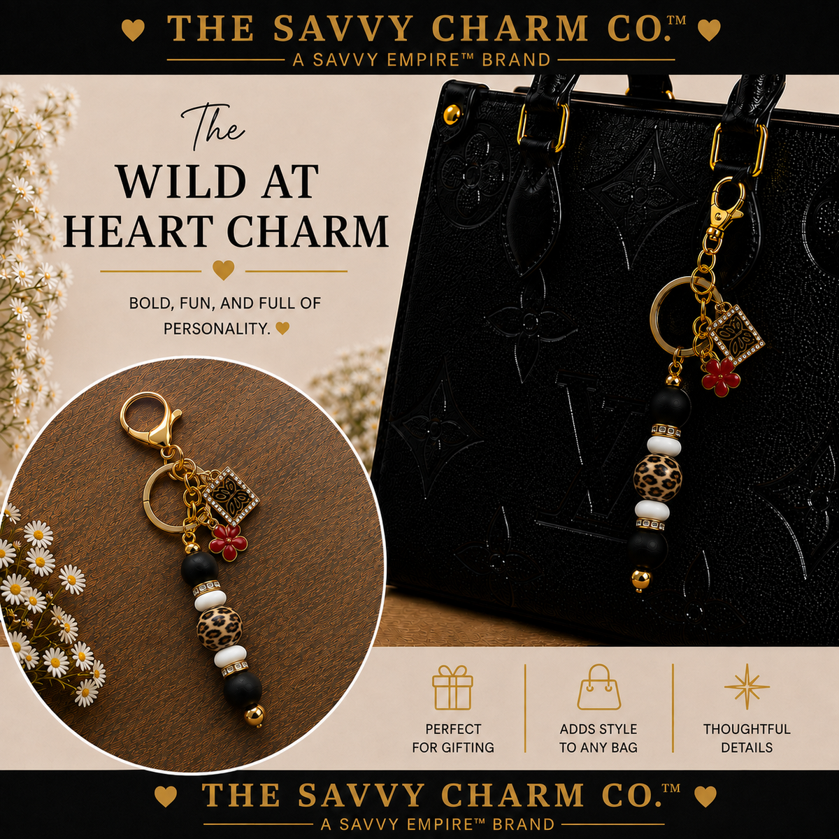 The Wild at Heart Charm